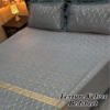 gray bedsheet