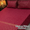 mehroon color bedsheet