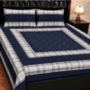 blue color bedsheet
