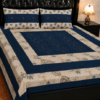 blue bedsheet