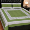 light green bedsheet
