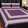 purple bedsheet