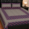 gray bedsheet