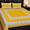 yellow bedsheet