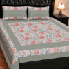 white light gray bedsheet