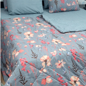 sky blue bedsheet