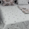 off white bedsheet
