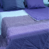 ink blue bedsheet
