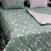 green bedsheet