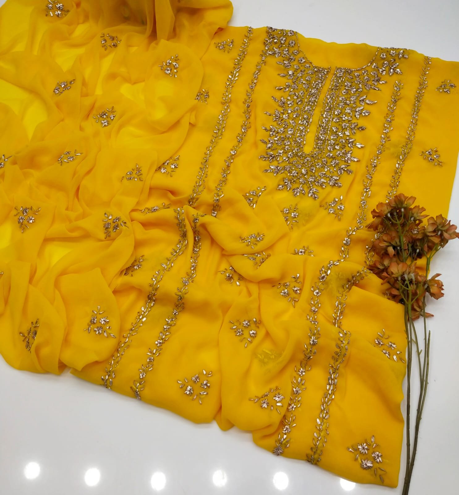 yellow color dress