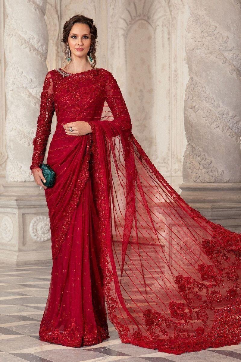Maria B  Saree