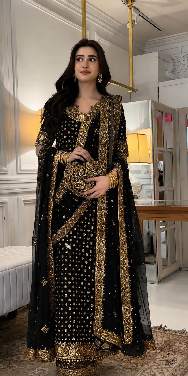 Haris Shakeel Addawork Formal Wedding Collection-Aisha Magenta