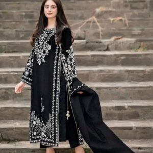 PURE DHANAK 3PC EMBROIDERED COLLECTION